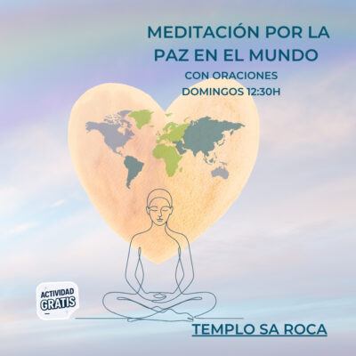 Meditación por la paz en el mundo con oraciones