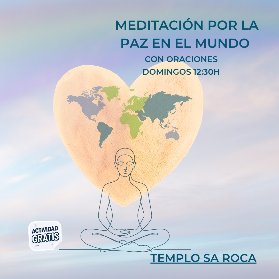 Meditación por la paz en el mundo con oraciones